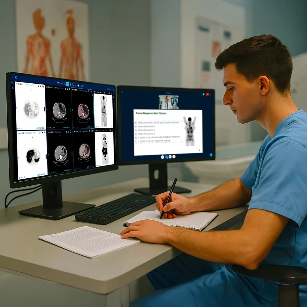 Medical student training in nuclear medicine with PixiLearn