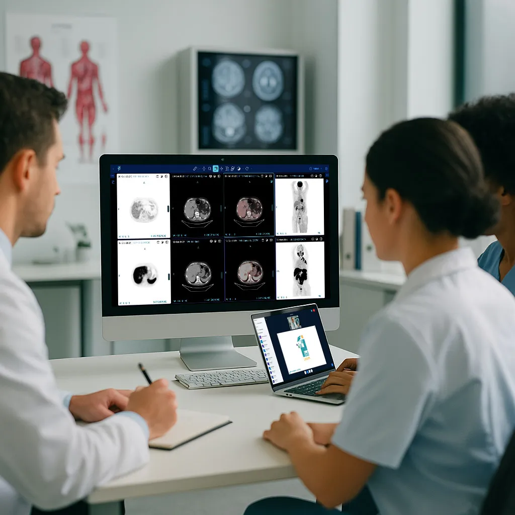 Interactive radiology education: professionals analysing medical images during clinical case-based learning on PixiLearn